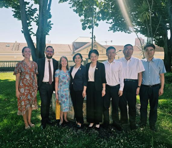 Visita de magistrados da República Popular da China
